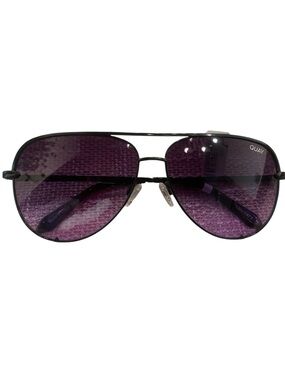 Quay Aviator Polarized Sunglasses High  Key Purple Gradient UV  New brand case